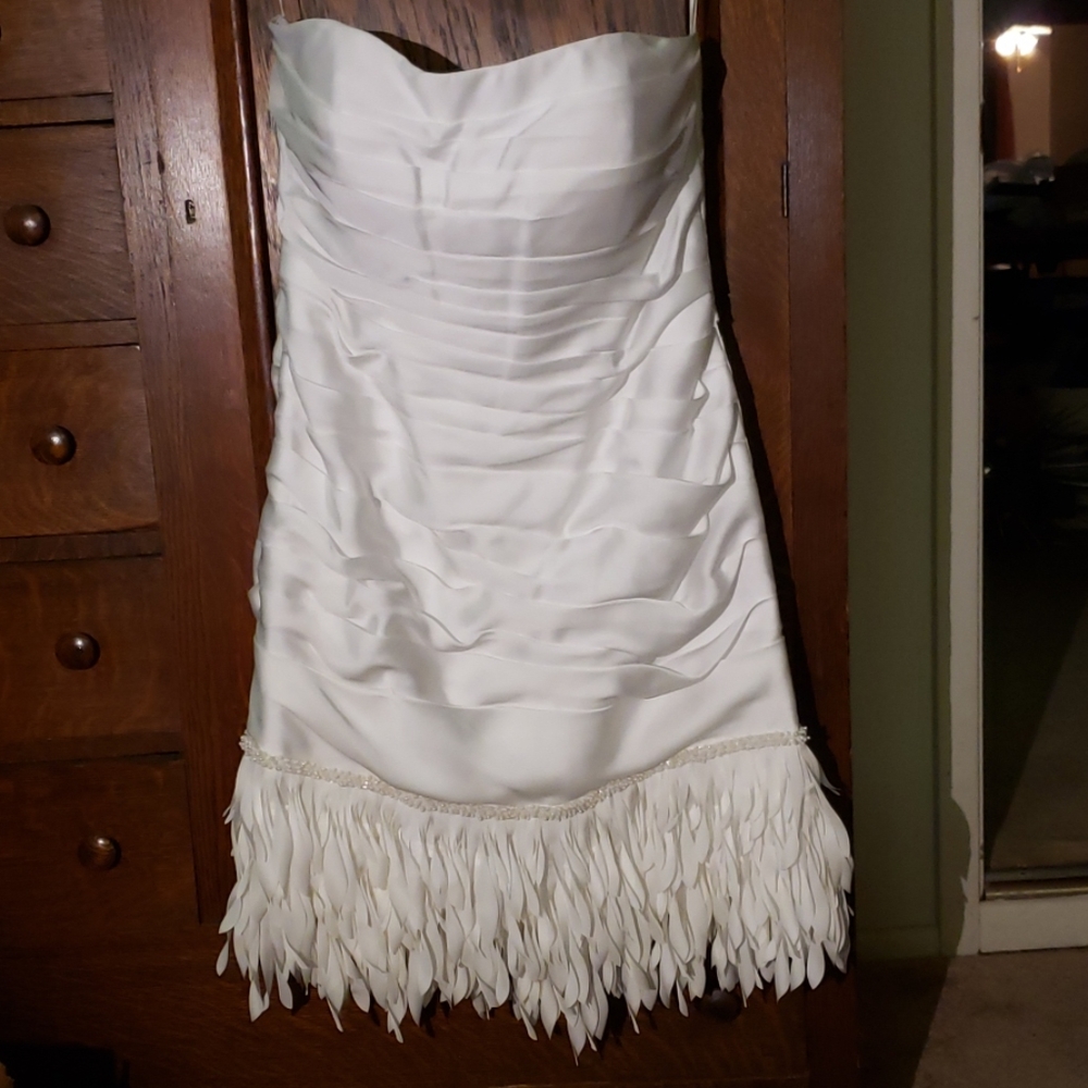 Js Collections Strapless Ruched Sheath Dress - image 1